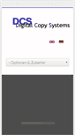 Mobile Screenshot of digitalcopysystems.de