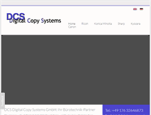 Tablet Screenshot of digitalcopysystems.de